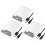 3X Gabinete de HDD USB3.0/Type-C de 2,5 Polegadas Caso de Disco Rígido SSD SATA3 para USB 3.0 Caixa de HDD Transparente USB C HDD Case 5 Gbps 1