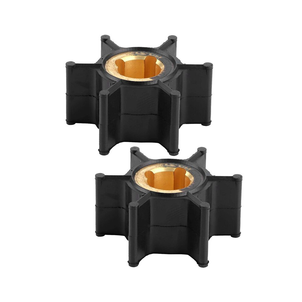 2X 389576 Outboard Water Pump Impeller For Johnson Evinrude Omc Brp Outboard Motor 4Hp 4.5Hp 8Hp 2 Stroke 1980-1997 6033176217358