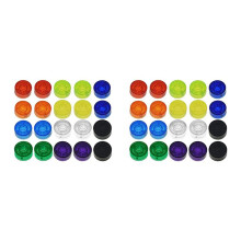 40 Pçs Colorido Efeito Guitarra Pedal Topper Topper Tampa de ProteçãO para Pedal de Efeito de Guitarra Tampa de ProteçãO para Pedal de Efeito de