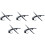 5X for  Trailblazer Envoy  Rainier Windshield Wiper Arm Blade Set 1