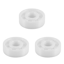 3X 608 Full Ceramic Bearing ZrO2 Bearing 8mmx22mmx7mm Zirconia Oxide Bearing