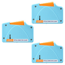 3X Aua-550 Optisch Glasfaser Anschluss Reiniger Glasfaser Anschluss Reinigung Kassette Kassetten Reiniger Optik Glasfaser Reinigung Box