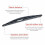 3X for  Trailblazer Envoy  Rainier Windshield Wiper Arm Blade Set 4