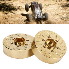 2 Stück Messing-Radgewichte 1,9 & 2,2 Zoll RC Crawler 36 mm Gold-Adapter