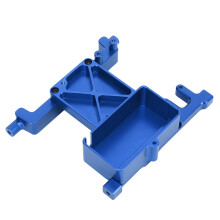 Support de fixation en alliage d'aluminium pour servo fixe pour SCX6 1/6 Bleu