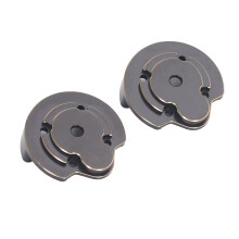 2 pezzi di coperture esterne in ottone per portale per Axial 1/18 UTB18 Capra RC Crawler