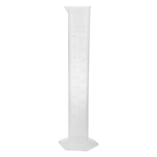 2X 500 Ml Plastic Transparent Graduated Tube. 1
