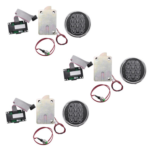 3X Stack  14 Safe Lock Replacement -Fireproof Safe Lock Boxes Swing Bolt Lock