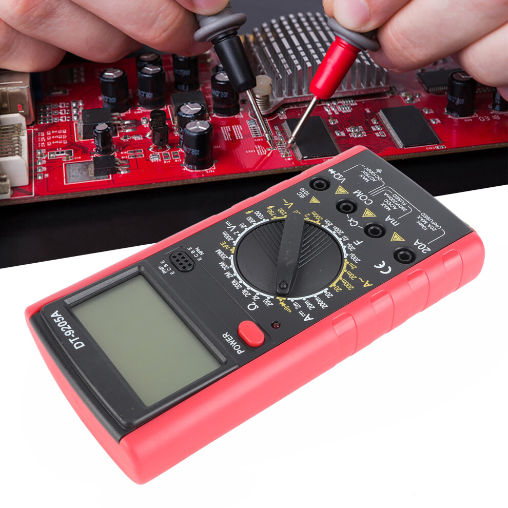 Dt 9205A Digital Multimeter, 32 Ranges, Compact Size, Abs Body 9361379353267