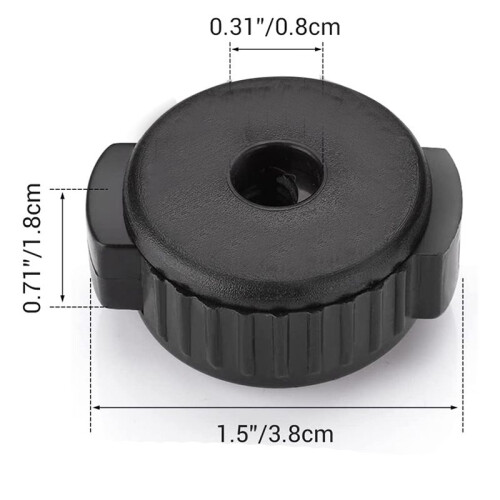 30 PCS Plastic Cymbal Nuts,Quick-Set Cymbal Nut for Percussion Drum Kit,Percussion Replacement Parts 2
