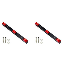 2X Trailer Tail Light Bar, 14.2 Inch Red Clearance Identification ID  Light with Bracket for Pickup Truck RV