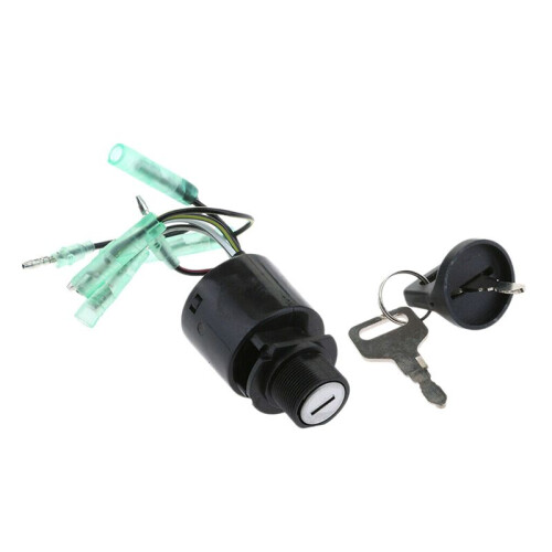 2X 35100-ZV5-013 Ignition  Assembly with Key Replacement Fit for  Outboard 2