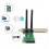 5X Placa Wireless WiFi  PCI-e Express para Adaptador PCI-e com 10 Antenas Externas para PC 9