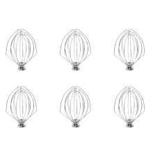 6X K5AWW Ersatzdrahtpeitsche für  Vertical Mixer Aid, 5-Liter-HubschüSsel 6-Draht-PeitschenzubehöR