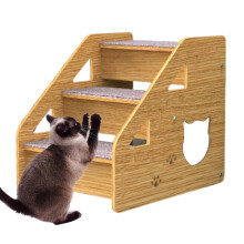 Pet stairs for dogs and cats, simple ladder, bed, climbing pet bed steps, 3step dog stairs for medium and small dogs, older cats.
