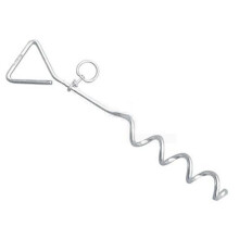 Dog Anchor Tie Down Stick - Heavy Duty Ground Anchor for Securing Dogs and Pets Outside at Home, Camping, or Caravan