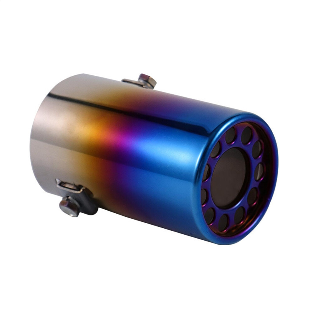 Stainless Steel Exhaust Tip Universal Fit For Automobile And Trucks, Rustproof Straight Tailpipe Muffler Tip 9382693630919