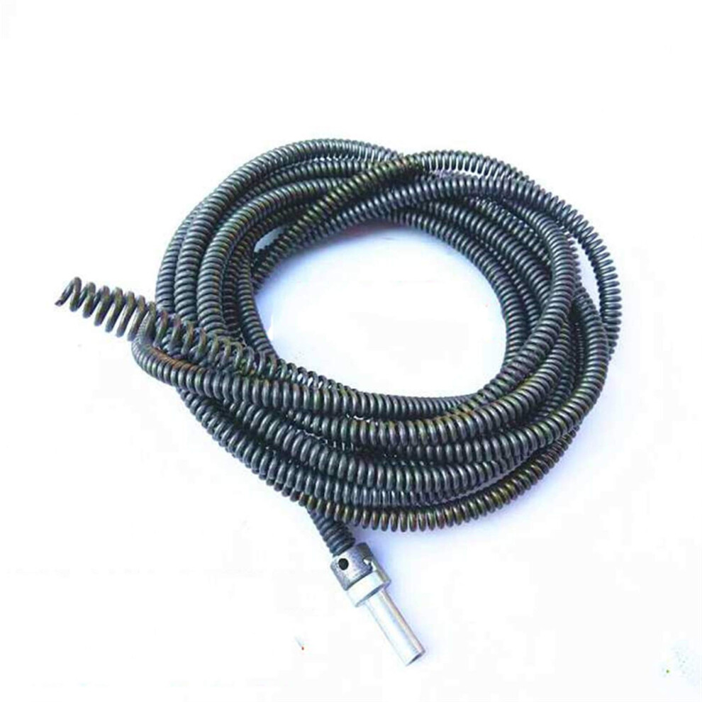 Compression Spring 5M Drain Cleaner For Kitchen And Toilet, Electric Drill Extension, Sewer Pipe Dredger, Durable 9189345323041