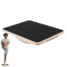 Wooden Wobble Balance Board Yoga Pilates Stability Workout Natural Wood For Offices And Home Use