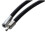 4X Colar de CordãO de Borracha Fashion de 19,75 Polegadas e 3 mm com Fecho de Aço Inoxidável - Preto 4