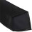4X Men Solid Black Polyester Zip  Necktie Smooth Zipper Tie 7