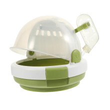 Portable Small Animal Cage, Transparent Hamster Carrier for Travel, Camping, and Outings – Breathable and Spacious for Hamsters and Small Pets