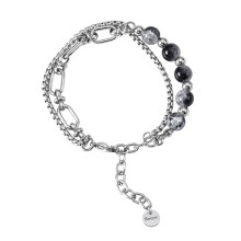Bracelet élégant en acier inoxydable, bijoux de poignet à la