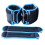 Adjustable 2.2lb Ankle Weights for Running, Walking, Strength Training, Black 2