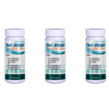 150 Peças 6-Em-1 Piscina Papel de Teste de PH Cloro Residual PH Valor Alcalinidade Tira de Teste de Dureza PH Testador