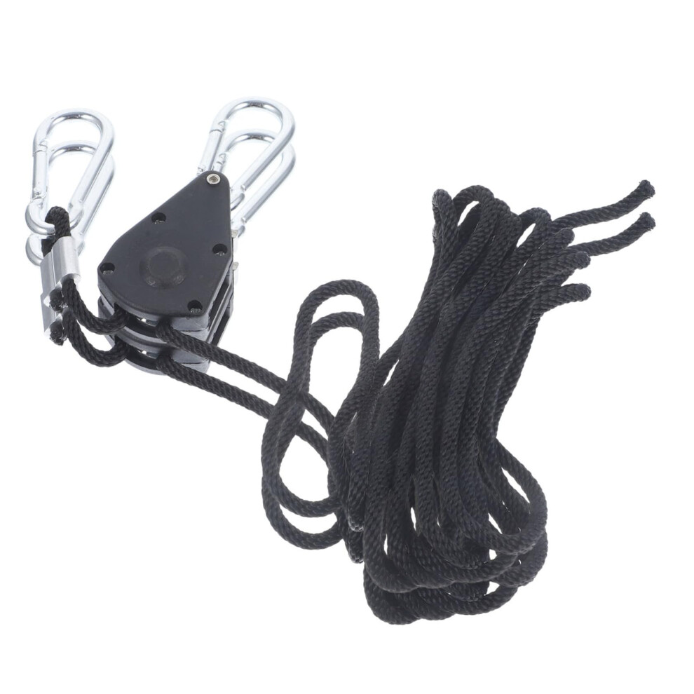 4Pcs Led Lamp Sling Kit Metal Gears Ratchets Braided Polypropylene Rope Tensioner For Frame Hanger 9347817933222