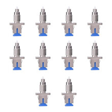 10X Adaptateur à Fibre Optique pour Convertisseur Hybride à Coupleur Monomode FC-SC pour FC Mâle à SC Femelle