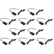 10X Car Radio Audio Adapter  Aux Cable Microphone Handsfree for  Accord  CRV Fit Siming