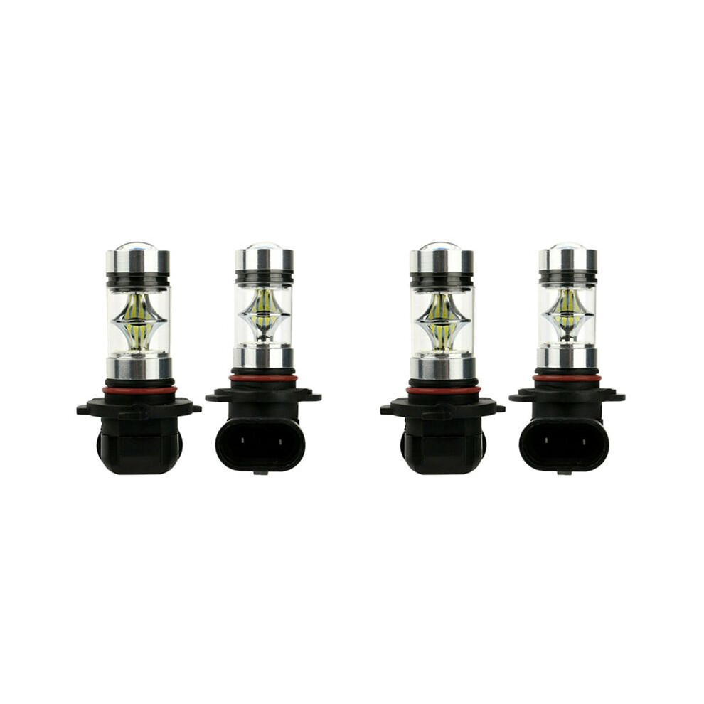 4X 6000K Super H10 9045 9145 9140 100W 1200Lm Led Fog Bulb Projector Driving Drl White/Light 6032838493642