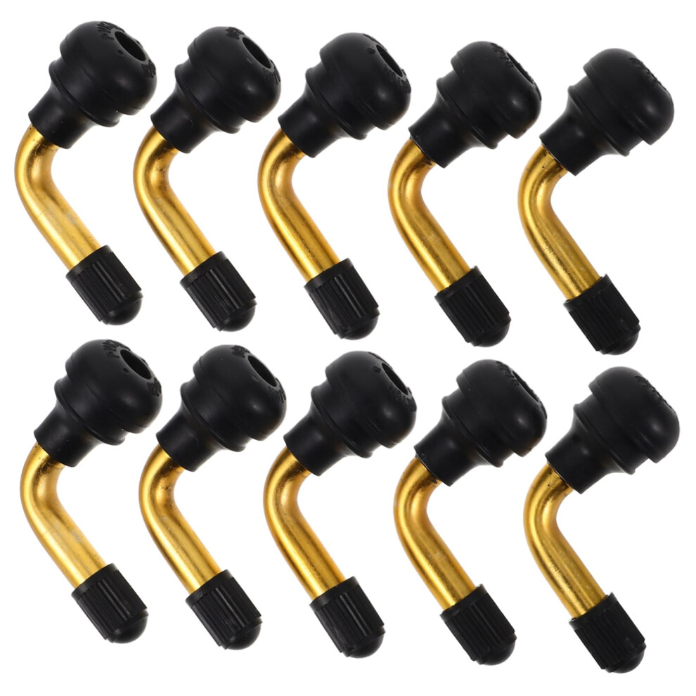 10Pcs Tubeless Tire Valve Stems With Metal Extensions For Cars Motorcycles Trucks Rvs 9189345323126