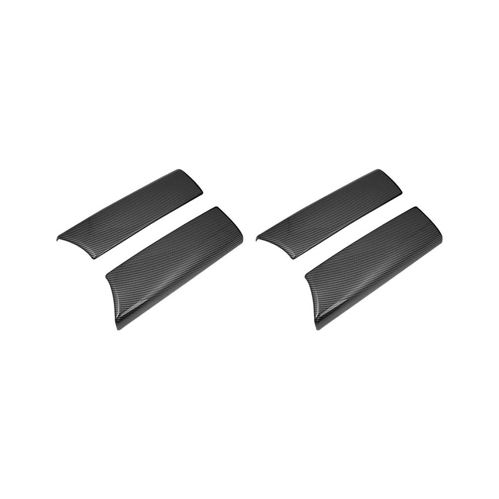 2X Car Styling Carbon Fiber Stowing Tidying Armrest Box Protect Stickers Covers For E Class W213 2016-2019 6032784106610