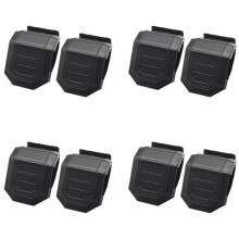 4X Kit de Braçadeiras para Montagem em Pára-Brisa Braçadeiras de Pára-Brisa Kit de Braçadeiras para ATV / UTV Ranger RZR Can Am Maverick X3