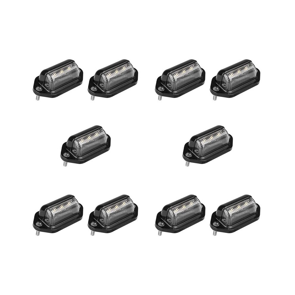 10X Led License Plate Waterproof License Plate Tail For Trailers, Rv, Trucks, Boats Light 6133136146091