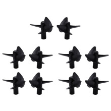 RC Boat Propeller Set for Flytec 2011-5 Fishing Tool Bait Boat Fish Finder Ship Part Positive & Reverse Propeller,10 Pcs