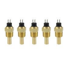 5X for VDO Engine Water Temperature Sensor Oil Temperature Sensor 1/2NPT 21mm Thread for Generator Set