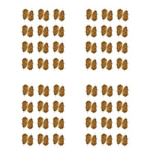 96 Piezas Pompones de Porristas Pompones de Papel de Aluminio Metálico con Manejar de Plástico para Adultos NiñOs Porristas Fiesta Amarillo