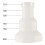 3X Ventilation Pipe Reducer Adapter Pipe Air Duct Adapter Pipe Connector for Inline Ventilation System(110-100mm) 2