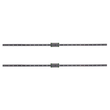 2X, 9 mm Linearführung Miniaturschiene MGN9 500 mm Linearschiene und 1 Stück MGN9H Miniaturschienengleiter