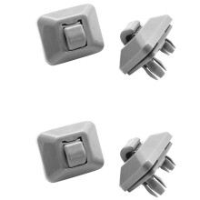 2X Install Sun Visor Clip Clip Interior Sun Visor Hook Clip Bracket for A1 A3 A4 A5 Q3 Q5 8U0857562