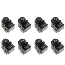 8X Nouveau Miroir de Puissance Interrupteur à Bouton de Commande Noir Convient pour  Astra 23301469