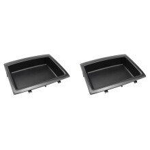 2X 6Q0858719A Car Centre Console Tray Storage Box Compartment Shelf for 9N 2002-2008