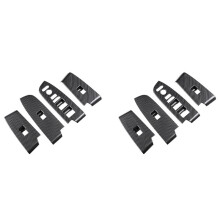 2X Carbon Fiber Window Glass Lift Button Trim Cover Door Armrest Panel Sticker for HRV HR-V Vezel 2021 2022 RHD
