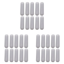 30 Peças PTFE Agitador Magnético Barra de AgitaçãO Barra de Laboratório Placa de AgitaçãO ímã Haste de AgitaçãO Magnética (7X25mm)
