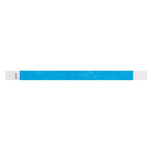 1000 Peças Pulseiras de Papel de Néon para Eventos Pulseiras Coloridas Pulseiras de Papel à Prova D'água para Clubes (Azul)