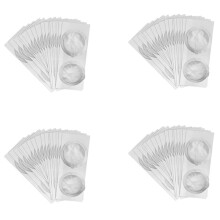 400PCS 62MM Disposable Coffee Capsule Seals Foils Cream Foam Coffee Filter Lid Sticker for Vertuo