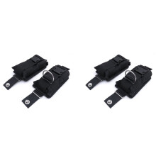 Novos 4 Peças Sobressalentes Preto 1680D Nylon Bolsos de Peso para Mergulho com Fivela de LiberaçãO Rápida -22,5X15X5cm
